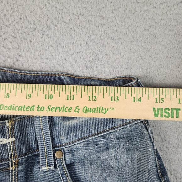 Levis 514 Jeans Mens 30x30 Blue Straight Fit Slim Leg Classic Faded Cotton Denim - Picture 3 of 11